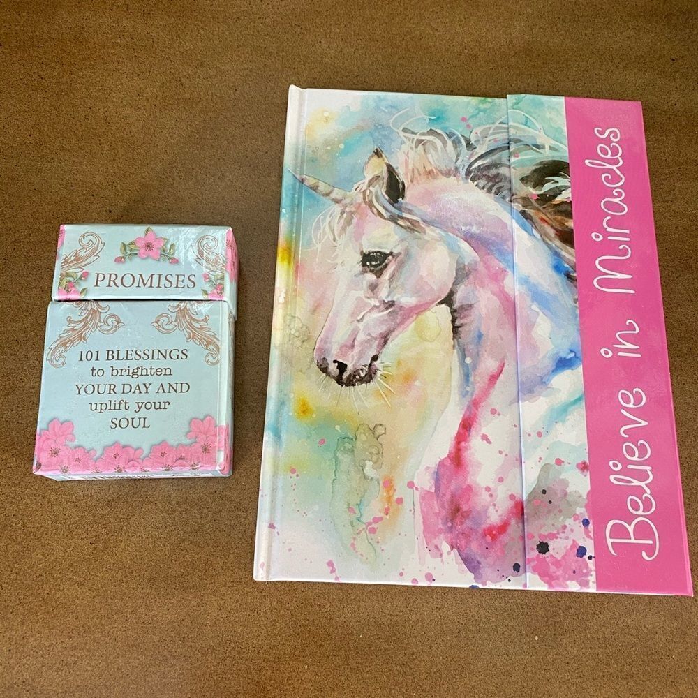 Unicorn Inspirational Stationary Set Miracles